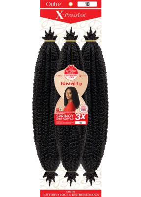 X-PRESSION - TWISTED UP - SPRINGY AFRO TWIST 24" 3X