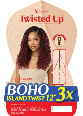 Outre X-Pression Twisted Up Crochet Loop Braids BOHO BOX BRAID 3X