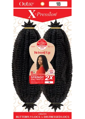 X-PRESSION - TWISTED UP - SPRINGY AFRO TWIST 16" 3X