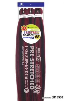 Freetress Braiding 3X PRESTRECHED BRAIDING 301 HAIR 28"(56")