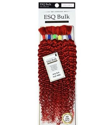 ESQ HUMAN HAIR BRAIDING BULK- JERRY 18"