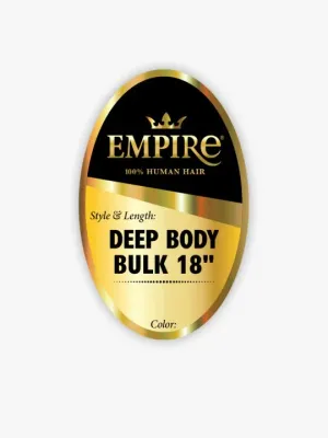 EMPIRE 100% HUMAN HAIR BULK - DEEPWAVE 18"