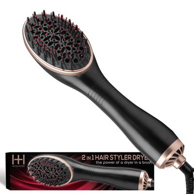 ANNIE H&amp;H 2IN1 HAIR STYLER DRYER BLACK GOLD