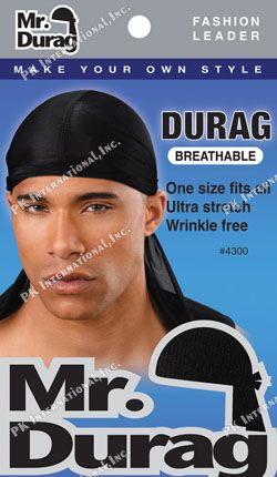 ANNIE MR DURAG SOLID DURAG<BLACK>#4300