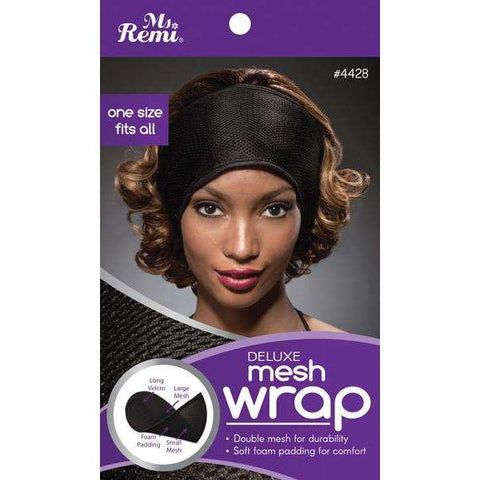 ANNIE MS REMI DELUXE MESH HEAD WRAP<BLACK> ( #4428