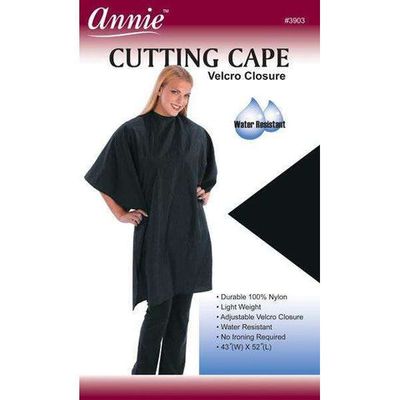 ANNIE CAPE CUTTING CAPE<BLACK>