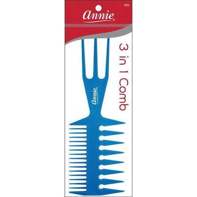 ANNIE COMB 3 IN 1 FISH ASST COLOR