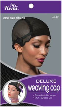 ANNIE MS REMI DELUXE WEAVING CAP<BLACK>