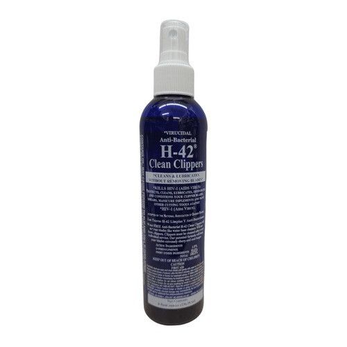 H-42 Clean Clippers Blade Cleaner Spray, Size: 8oz