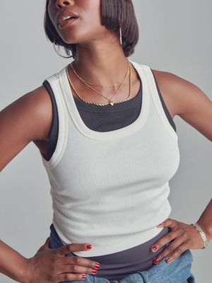 ARRIA RIBBED CROP TANK TOP