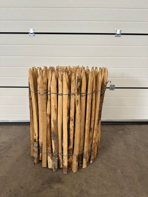 Kastanje hekwerk 80cm hoog