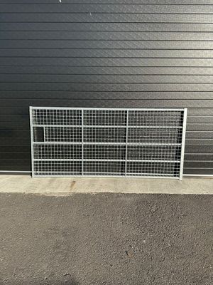 Weidepoort vol gaas 244cm