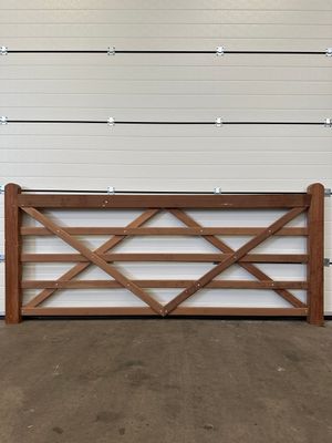 Weidepoort hardhout 270cm