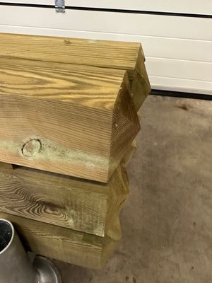 Geimpregneerde poortpaal 12x12x180