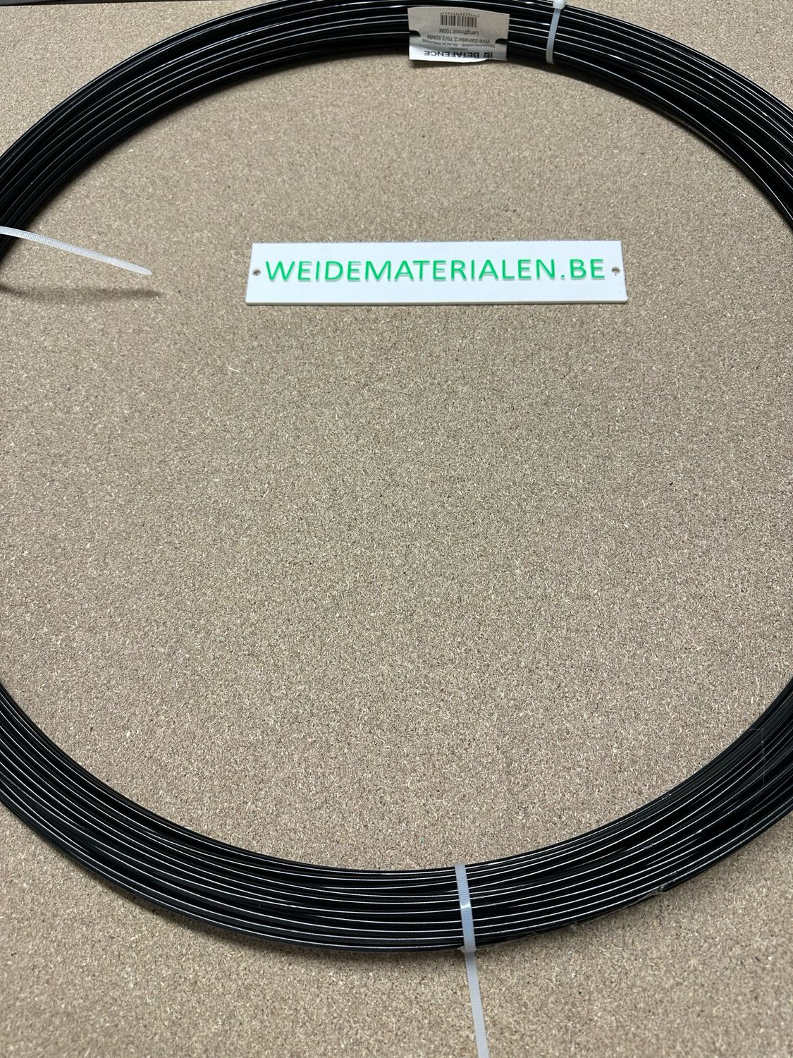 Spandraad 2,7-3,5mm zwart Spandraad 2,7-3,5mm zwart