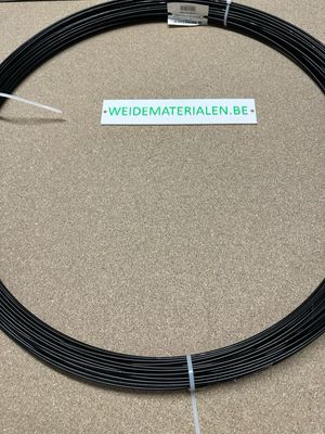 Spandraad 2,7-3,5mm zwart