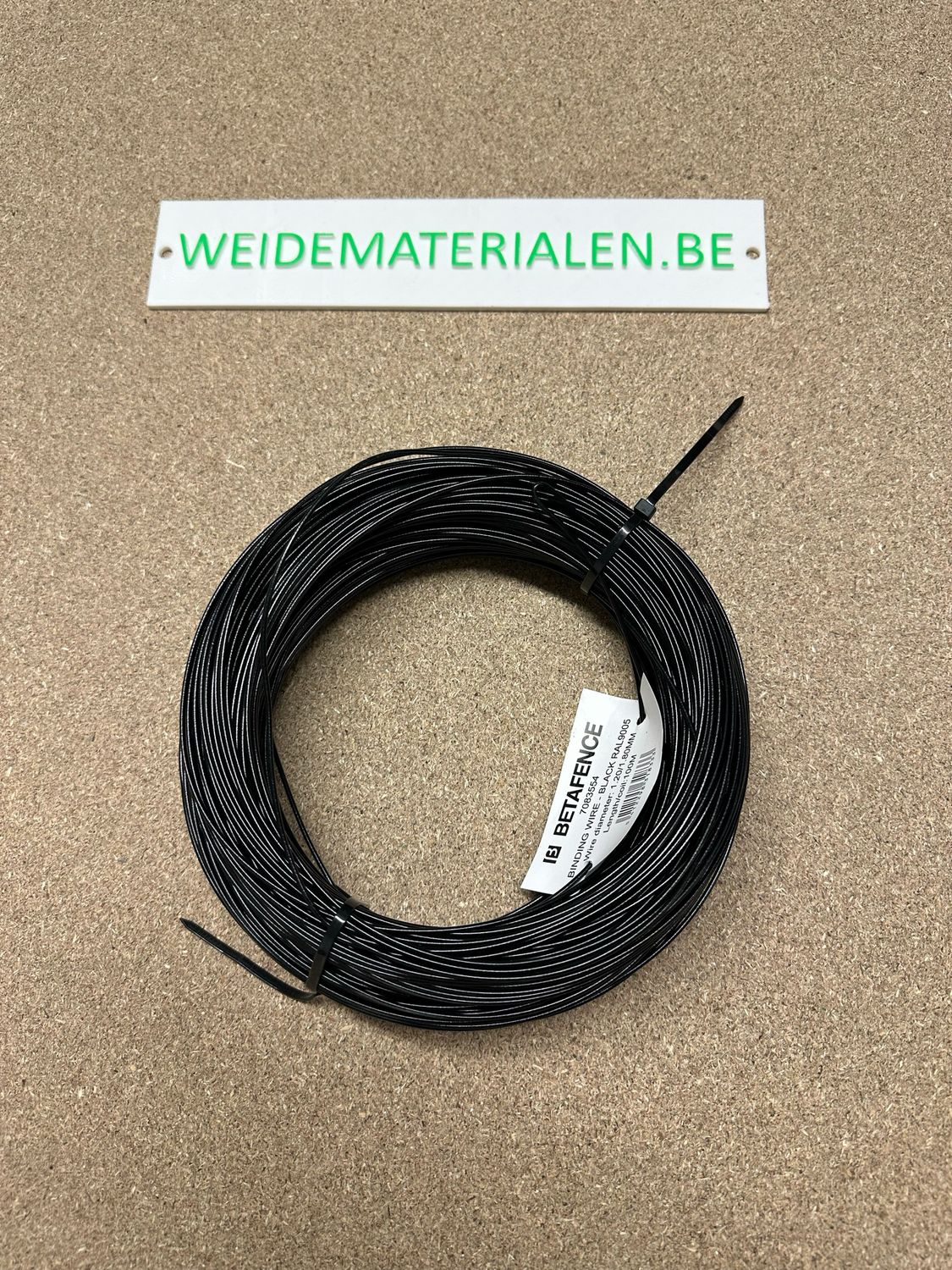 Binddraad D18 zwart Binddraad D18 zwart
