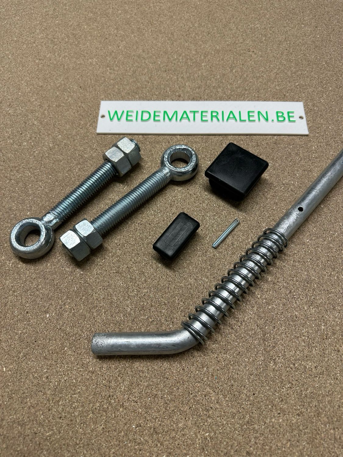 Complete scharnierset gegalvaniseerde poorten Complete scharnierset gegalvaniseerde poorten