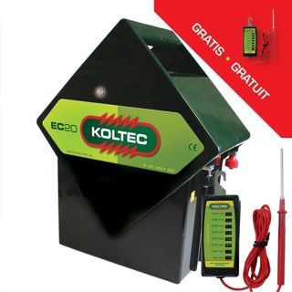 Batterijapp, KOLTEC EC20, incl. 8-trapstester Batterijapp, KOLTEC EC20, incl. 8-trapstester