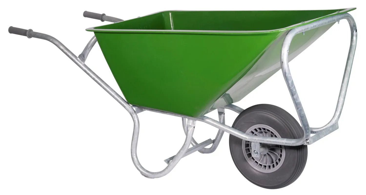 Professionele stalkruiwagen 160L met softwiel Professionele stalkruiwagen 160L met softwiel