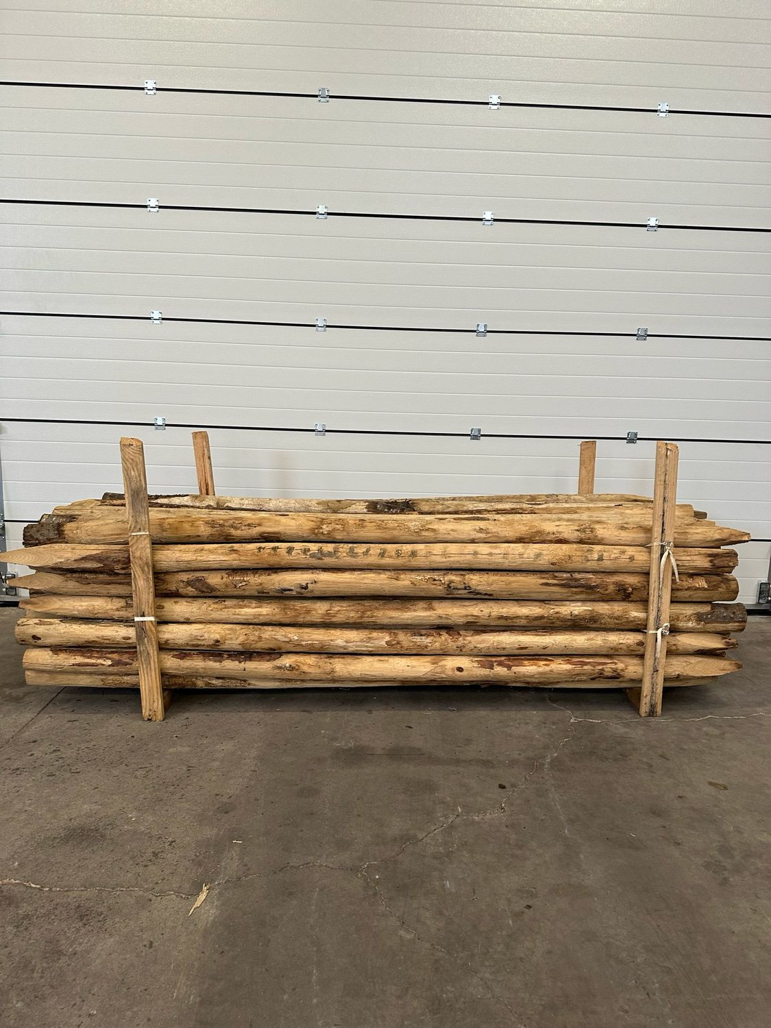 Kastanje palen 300cm dia 8-10 Kastanje palen 300cm dia 8-10