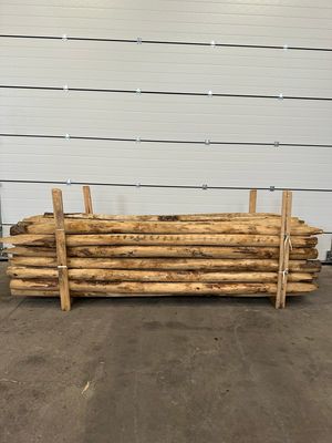 Kastanje palen 300cm dia 8-10 Kastanje palen 300cm dia 8-10