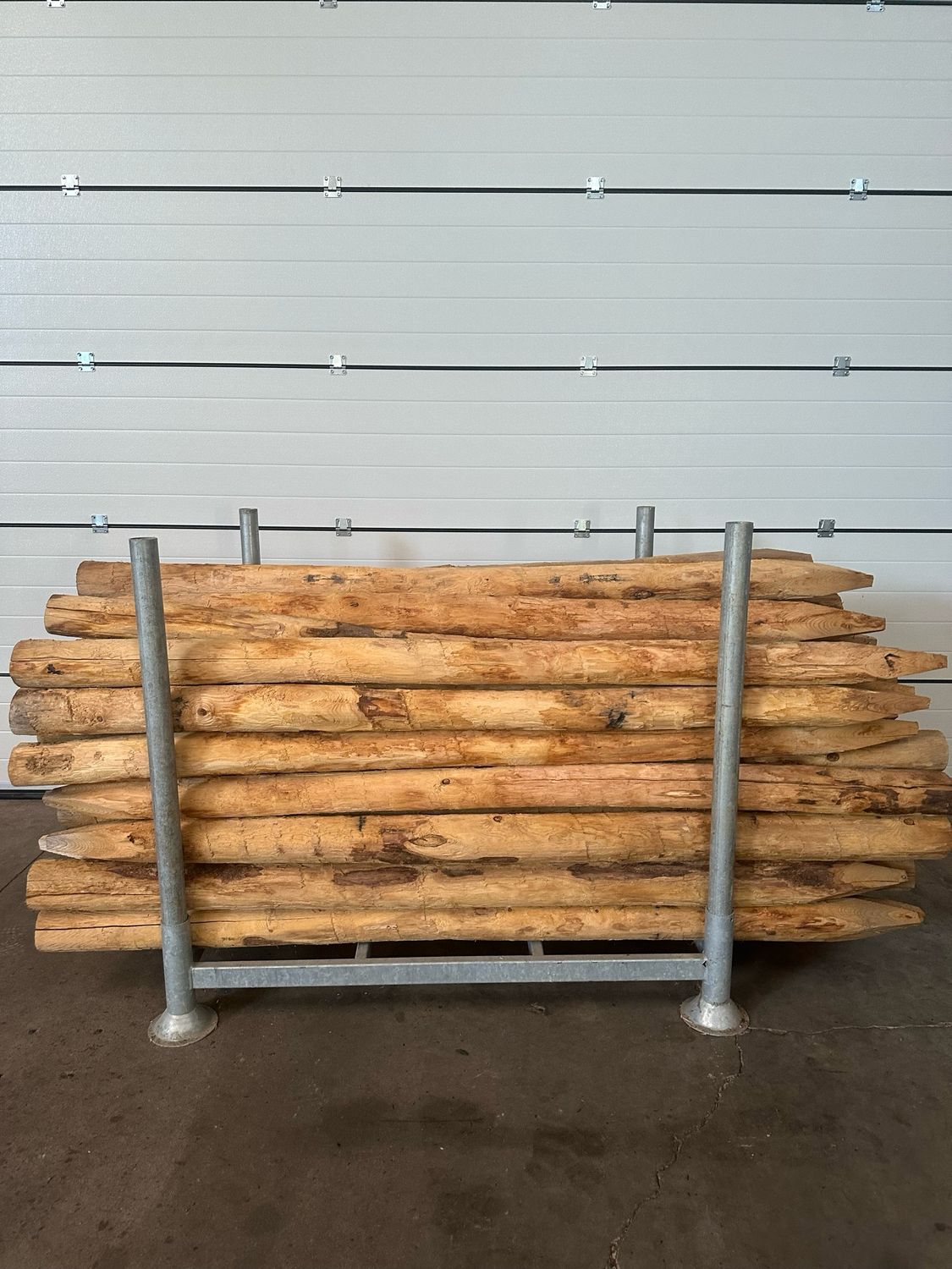 Kastanje palen 200cm dia 8-10 Kastanje palen 200cm dia 8-10