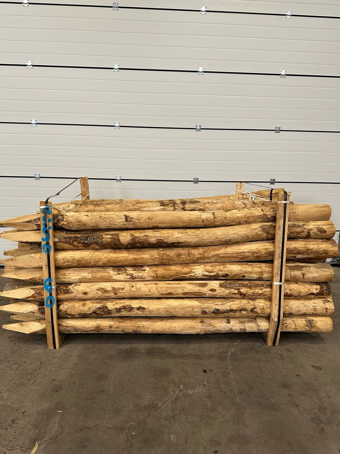 Kastanje palen 300cm dia 12-14 Kastanje palen 300cm dia 12-14