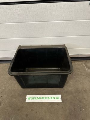 zwarte voederbak 20l zwarte voederbak 20l