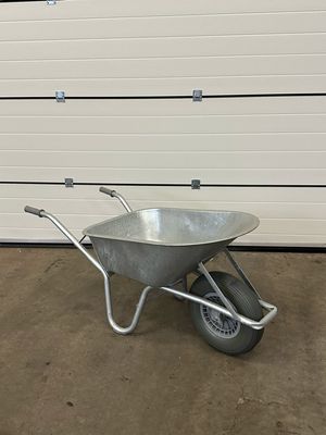 Kruiwagen gegalvaniseerd 85l met softwiel