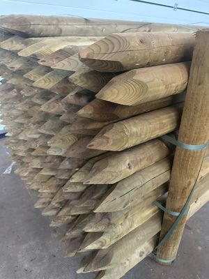 Gefreesde geimpregneerde palen dia 8 lengte 160cm