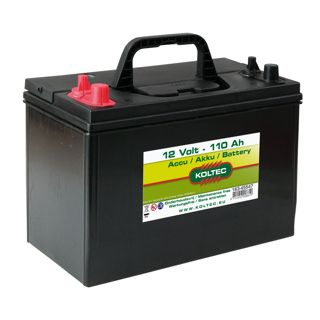 Accu 12Volt-110Ah Leisure dubbele pool Accu 12Volt-110Ah Leisure dubbele pool