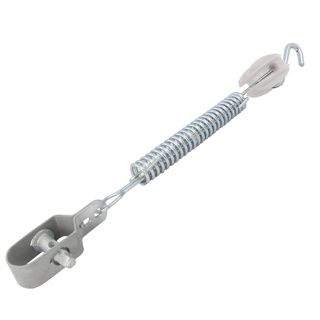 Veerset+spanner, witte ei-isolator, Verz,
