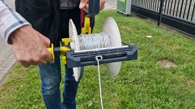 SR Haspel met versnelling & draadgeleider