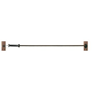 Poortset met 10 mm elastisch koord rvs, 4,5 mtr