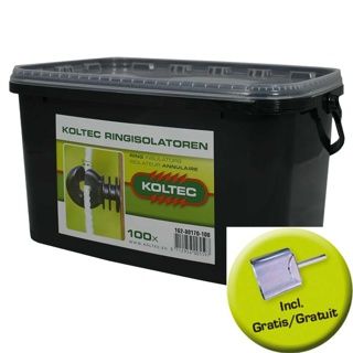Ringisolatoren KOLTEC, kort 100stuks