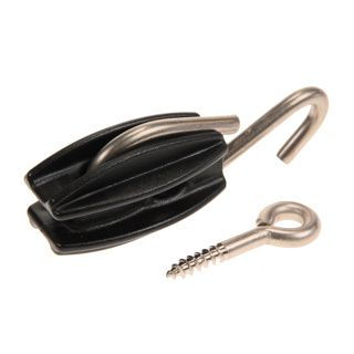 Ei-isol.+RVS/INOX haak/oog 4stuks