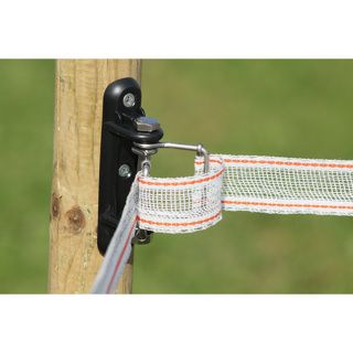 Hoekisolator lint, met spanbeugels + mont,schr, 4stuks