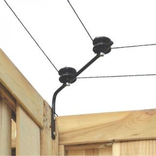 Isolatorsteunen incl, 2 isol, Hoeken 2stuks
