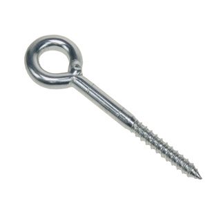Schroefoog, Ø 12 mm 168 mm lang met houtdraad