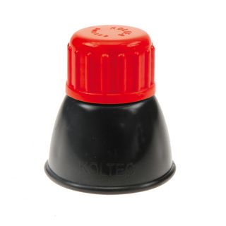 Schroefdopisol, M8, M10, M12 zwart/rode dop 25stuks