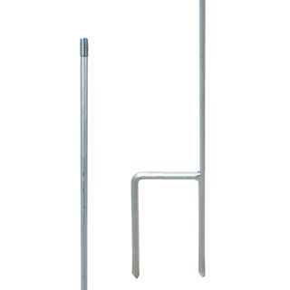 Afrasteringspaal, 98 cm, rond 25 mm/ M12 10stuks