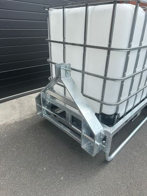 Mobiele weidedrinker 1000 liter | IBC-systeem | Verzinkt