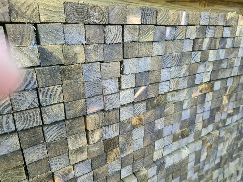 Sawn Treated 32mm x 36mm x 1830mm Closeboard Panel Batten