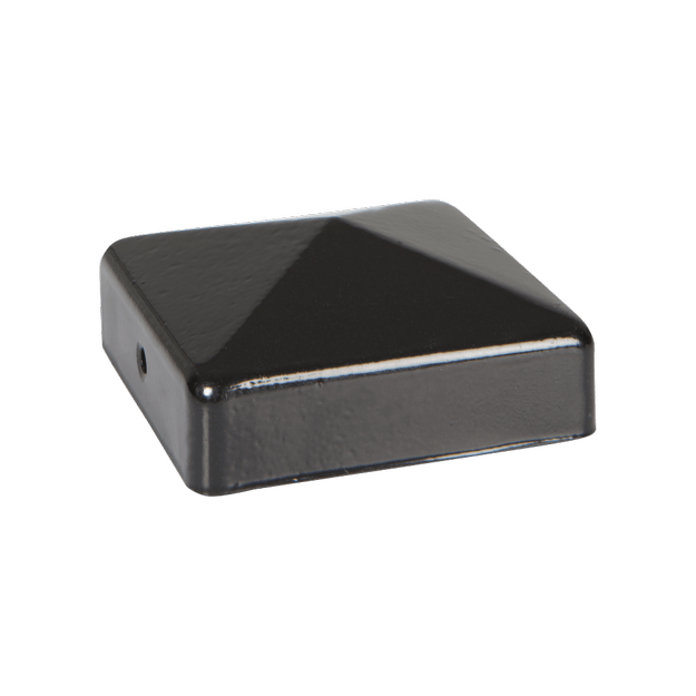 DURA POST CAP WITH BRACKET - 75X75MM -  ANTHRACITE GREY