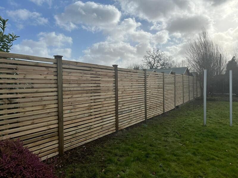 Contemporary Venetian style panels - Single sided - 1.83m High x 1.83m Wide