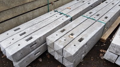 Concrete Drop Mortised Corner Posts 2750 X 100mm x 100mm