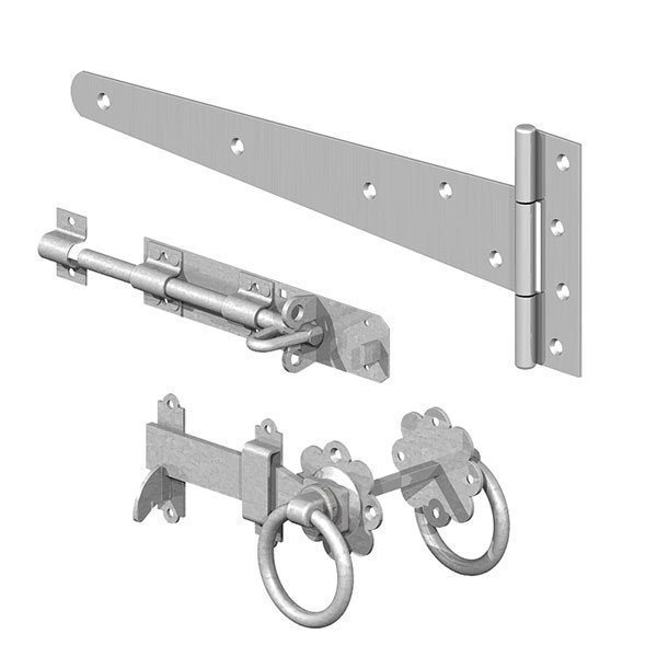 Gate Fittings Pack - Galvanised