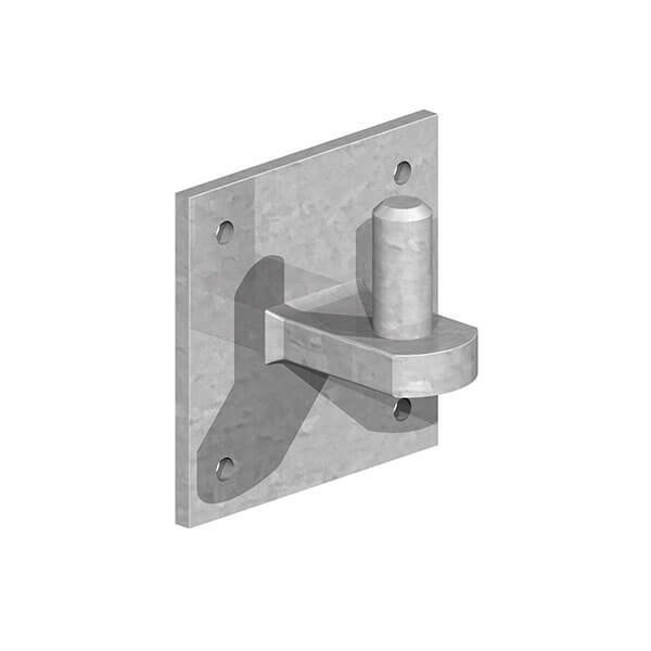 Galvanised Hook on Plate