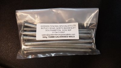 500g 150mm Galvanised Nails